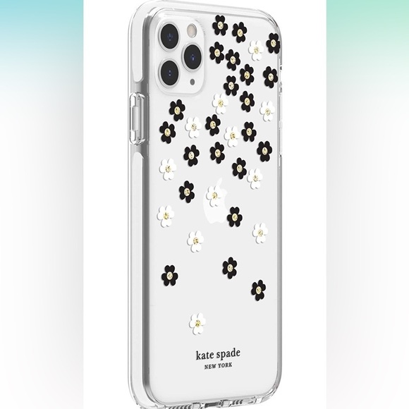 NWT Kate Spade New York Scattered Flowers iPhone 11 Pro Max Clear Floral Case - Picture 2 of 9